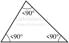 Остроугольный треугольник